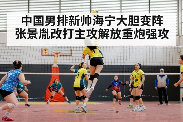 volleyball match action